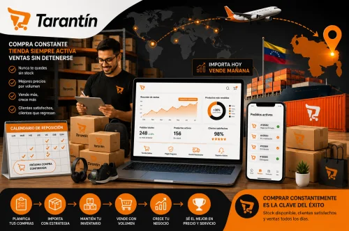 Importar una vez no basta: la clave es comprar constantemente para nunca quedarte sin stock