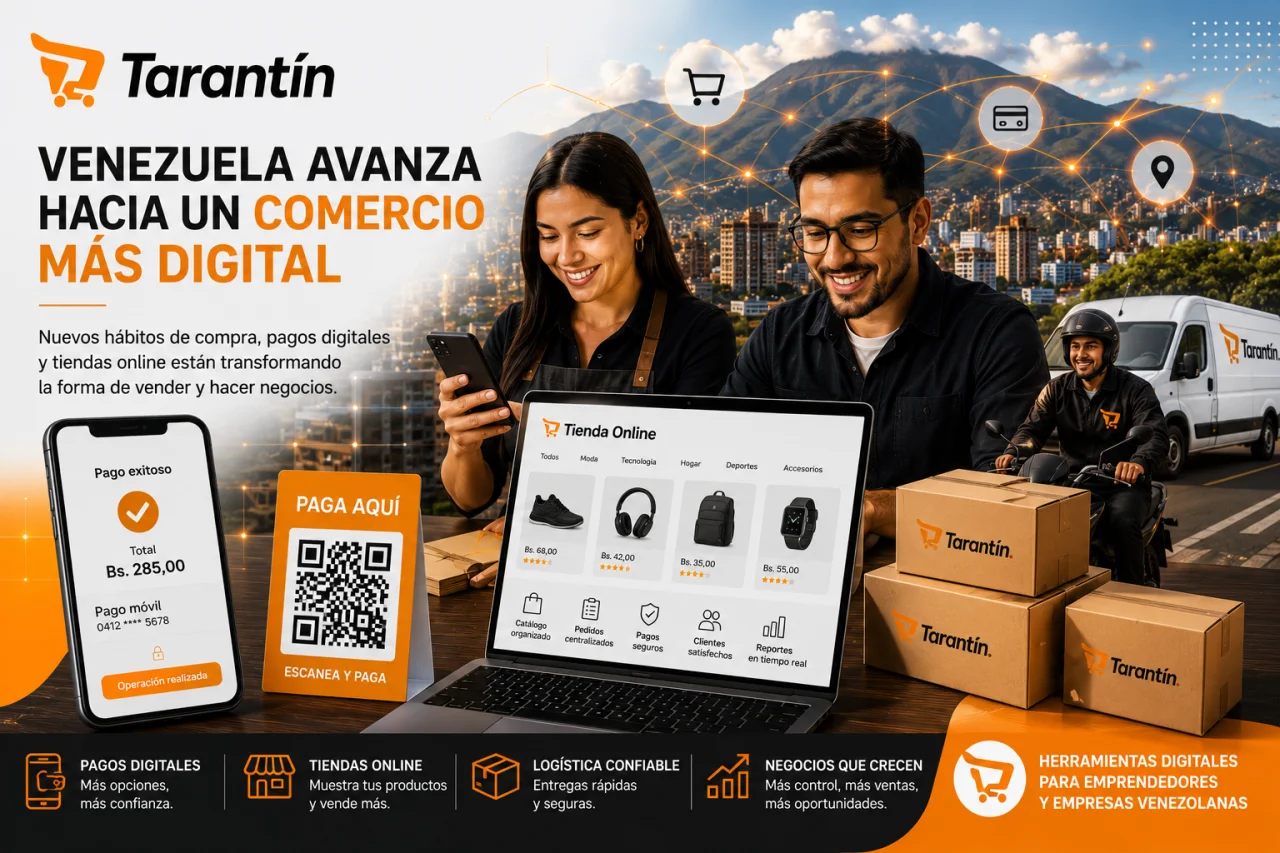Venezuela avanza hacia un comercio más digital: pagos móviles, tiendas online y nuevos hábitos de compra