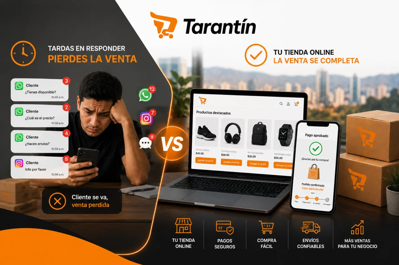 Cada minuto sin responder puede costarte una venta: por qué tu negocio necesita vender online