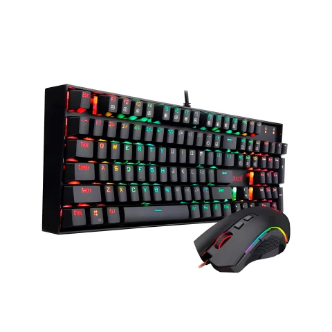Teclado + Mouse Mecanico Gaming Usb Essentials Redragon K551rgb-Ba