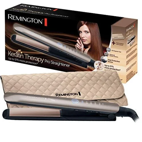 Plancha de Cabello Remington Keratin Therapy