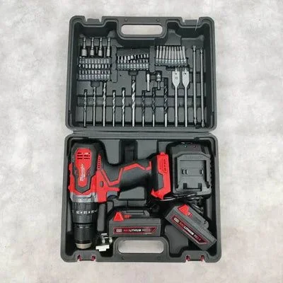 Taladro Inalámbrico Percutor 20V Max (Kit con Maletín)