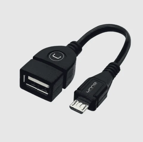 ADAPTADOR OTG MICRO A USB UNNO TECNO REF. AD4201BK 1