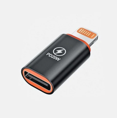 ADAPTADOR OTG TIPO C A LIGHTNING 20W 1