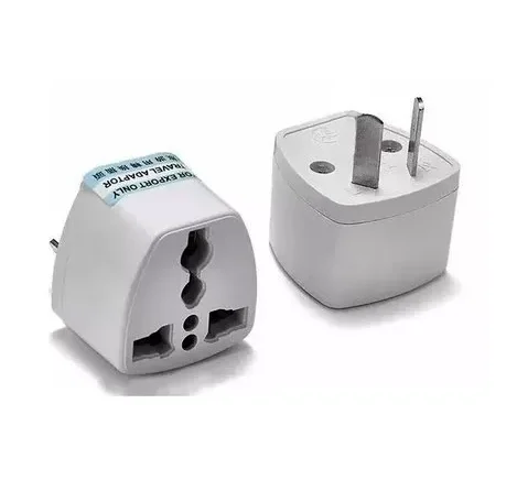 ADAPTADOR DE CORRIENTE EUROPEO A AMERICANO 3 PINES