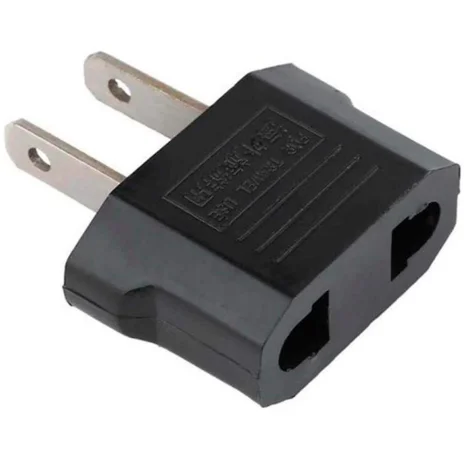 ADAPTADOR DE CORRIENTE EUROPEO A AMERICANO