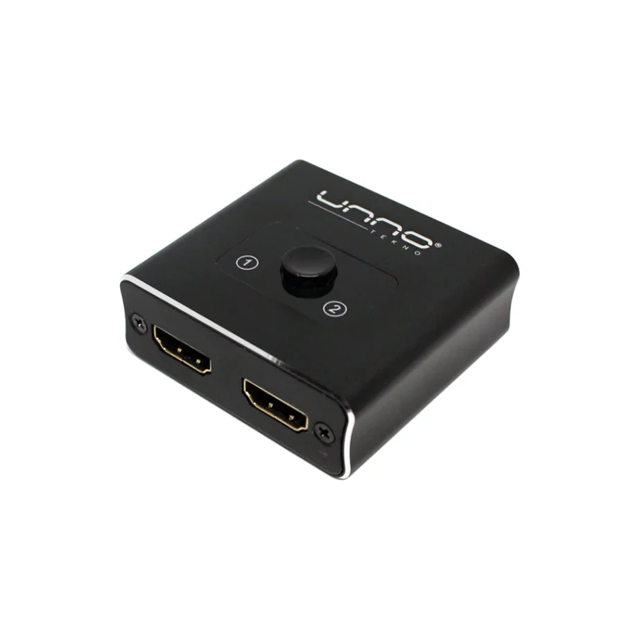 SWITCH HDMI 1 X 2 PUERTOS BIDIRECCIONAL UNNO TEKNO