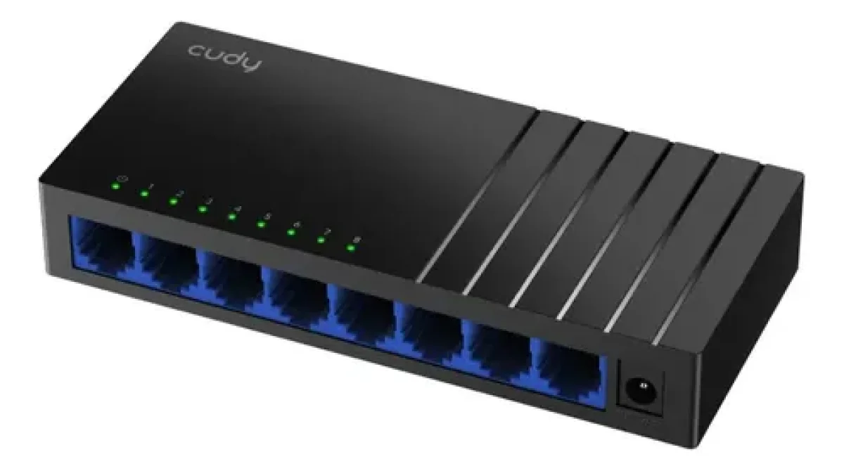 SWITCH 8 PUERTOS GIGABIT CUDY 10/100/1000 GIGABIT GS108D