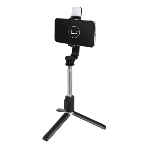 BASTON SELFIE -TRIPODE UNNO TEKNO PH1804BK LUZ LED PLEGABLE 1