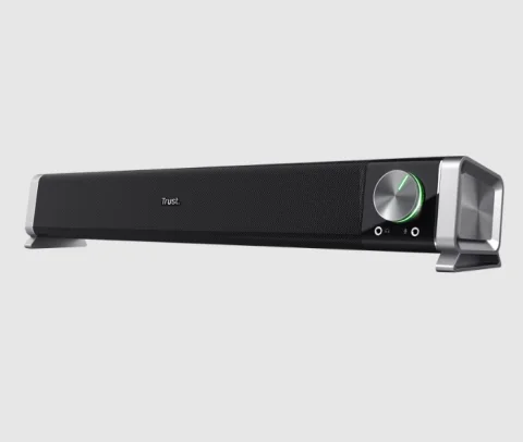 CORNETA - BARRA DE SONIDO TRUST ASTO PARA PC Y TV USB  21046 1