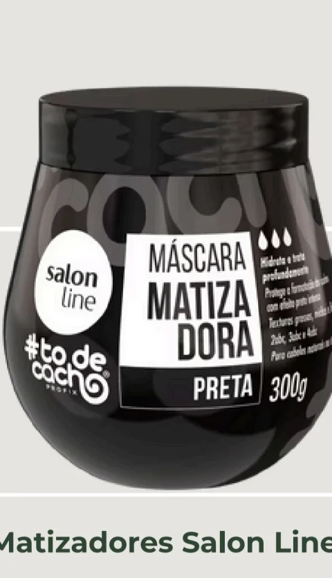 Mascarilla Matizadora Negra Salon Line