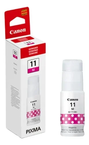 TINTA CANON GI-11 MAGENTA PARA G2160/G3160 ROJO 1