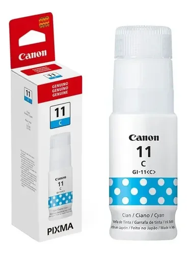 TINTA CANON GI-11 CYAN PARA G2160/G3160 AZUL 1