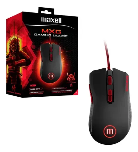 MOUSE GAMING USB  MAXELL CA-MOWR-MXG 3200DPI 1