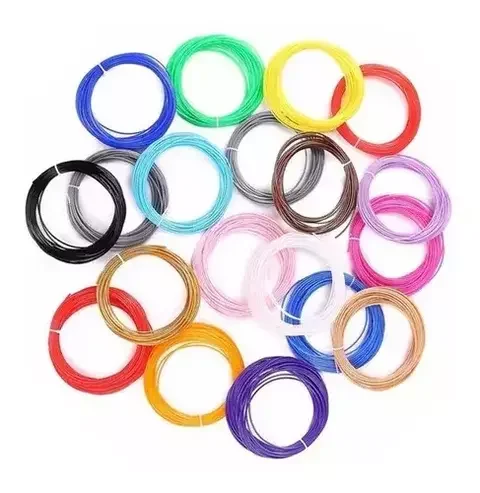 FILAMENTO PARA LAPIZ 3D 10 ROLLOS DE 5 METROS/COLORES SURTIDOS 1
