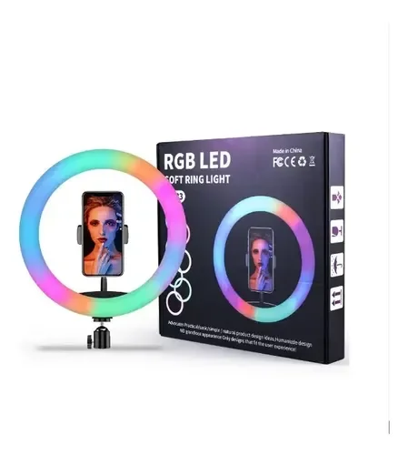 ARO DE LUZ RGB 12 PULGADAS