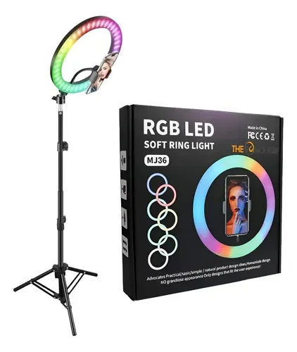 ARO DE LUZ RGB 14 PULGADAS