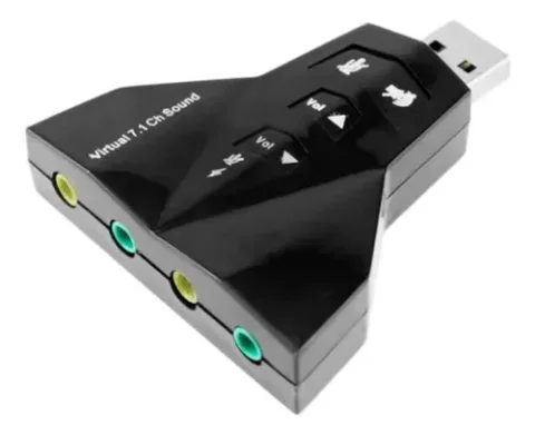 ADAPTADOR DE SONIDO/AUDIO (DOBLE) 7.1 CHANNEL