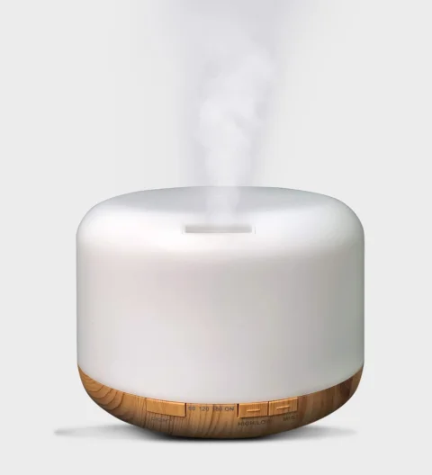 HUMIDIFICADOR AROMA DIFFUSER YX168 500ML BORDE DE MADERA 1