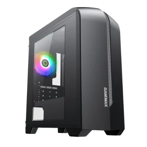 CASE GAMING PARA PC SIN FUENTE MATX GAMEMAX H601 NEGRO-GRIS 1
