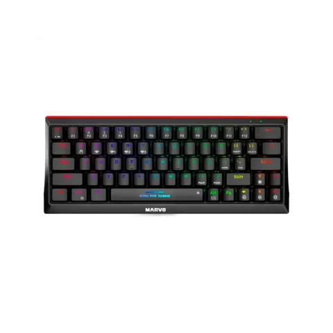 TECLADO GAMING INALAMBRICO DUAL MARVO KG962W SP-B RGB 1