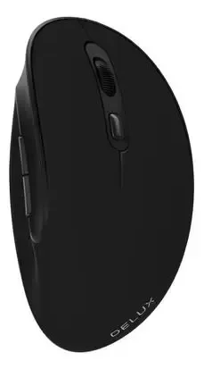 MOUSE USB DELUX VERTICAL M618SE BLACK 1