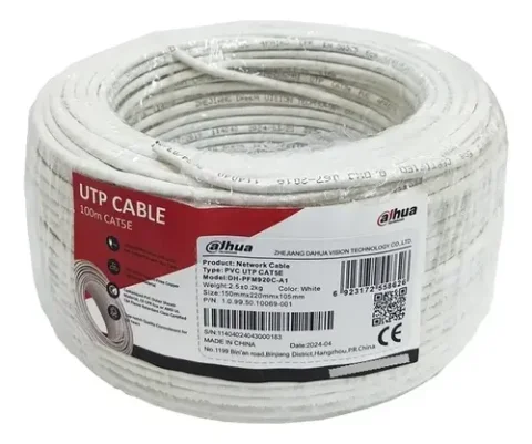 CABLE UTP CAT5E DAHUA DH-PFM920-5EUN 100% COBRE INTERIOR 1