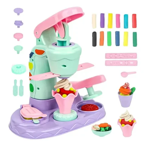 PLASTILINA + MOLDE DE HELADOS YC137 1