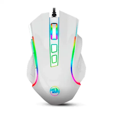 MOUSE GAMING USB REDRAGON GRIFFIN NEGRO M607W BLANCO 1