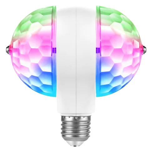 BOMBILLO LED RGB GIRATORIO DISCOTECA FIESTA E27 M-002 1