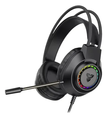 AUDIFONOS C/MICROFONO GAMING FANTECH FLASH HG28 USB NEGRO 1