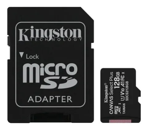 MEMORIA MICRO SD 128GB KINGSTON CANVAS SELECT PLUS 150MB/S 1