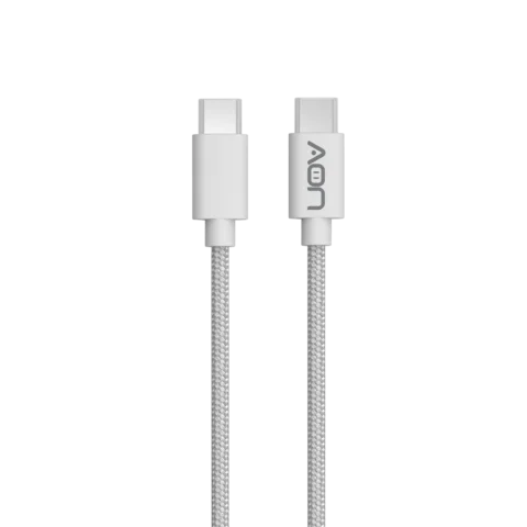 CABLE DATA TIPO C -USB C AON AO-CB-5011 2METROS BLANCO 1