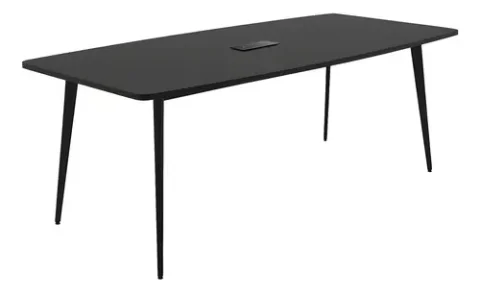 MESA DE CONFERENCIA DOHA RECTANGULAR NEGRA 1