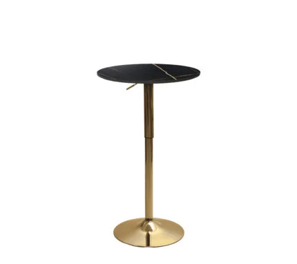 MESA REDONDA MILTIFUNCIONAL MARMOL PATAS GOLD 50CM DIAM. 1