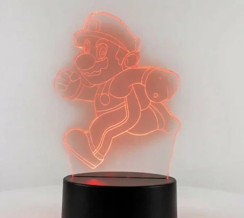 LAMPARA CREATIVE 3D MARIO BROSS 1
