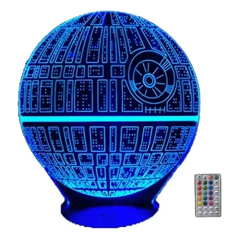 LAMPARA CREATIVE 3D ESTRELLA DE LA M. STAR WARS 1