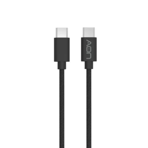 CABLE DATA TIPO C -LIGHTNING AON  3.5 METROS NEGRO 1
