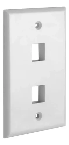 FACEPLATE RJ45 2 PUERTO STC STC-FP02