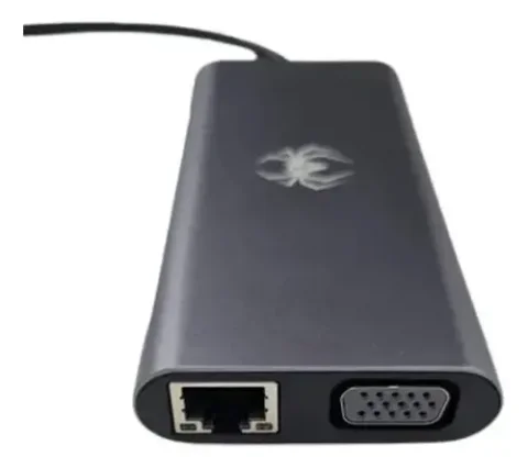 HUB 10 PUERTOS SPIDERTEC TIPO C A ( HDMI 4K +USB A +3 USB 1