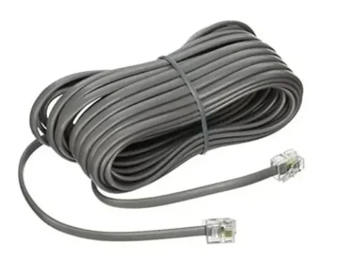 CABLE PARA TELEFONO RJ11 CON CONECTORES 10MTS