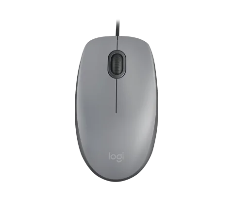 MOUSE USB LOGITECH M110 SILENT GRIS 1