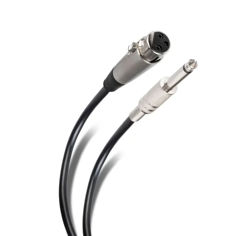 CABLE DE AUDIO CANON XLR 3 PINES HEMBRA PLUG MACHO 6.3MM 1