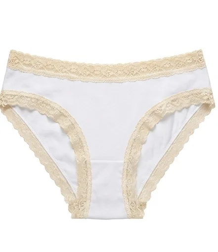 panty dolce con blonda de algodon
