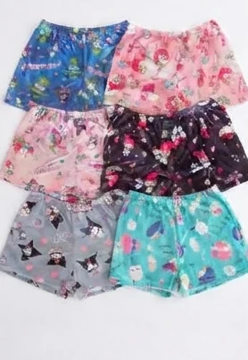 shorts en tela peluche