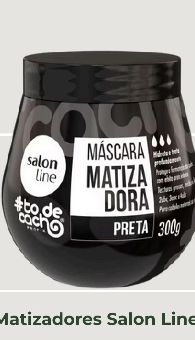 Mascarilla Matizadora Negra Salon Line
