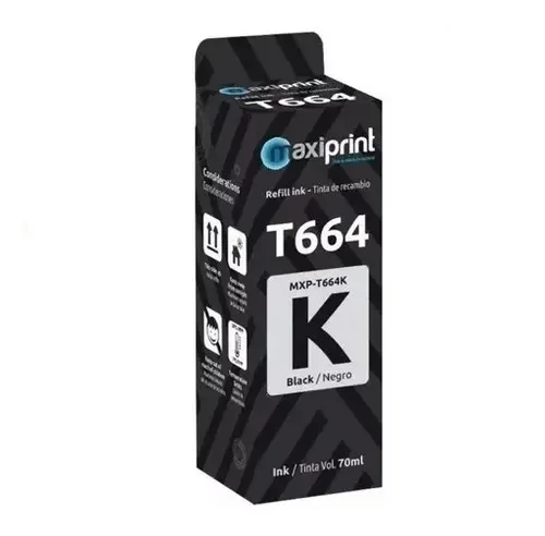 TINTA MAXIPRINT T664  NEGRO 70ML