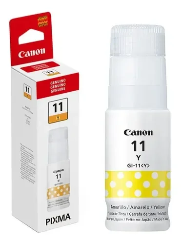 TINTA CANON GI-11 YELLOW PARA G2160/G3160 AMARILLO