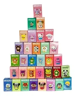 MINI LEGO 124PZAS PERSONAJES VARIOS