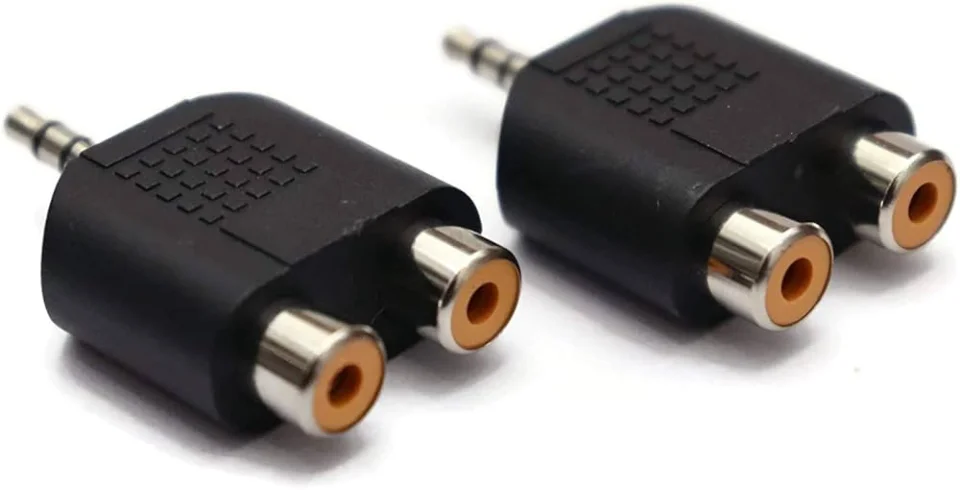 ADAPTADOR 3.5MM (M) A DOS RCA (H) IMEXX IME-41290